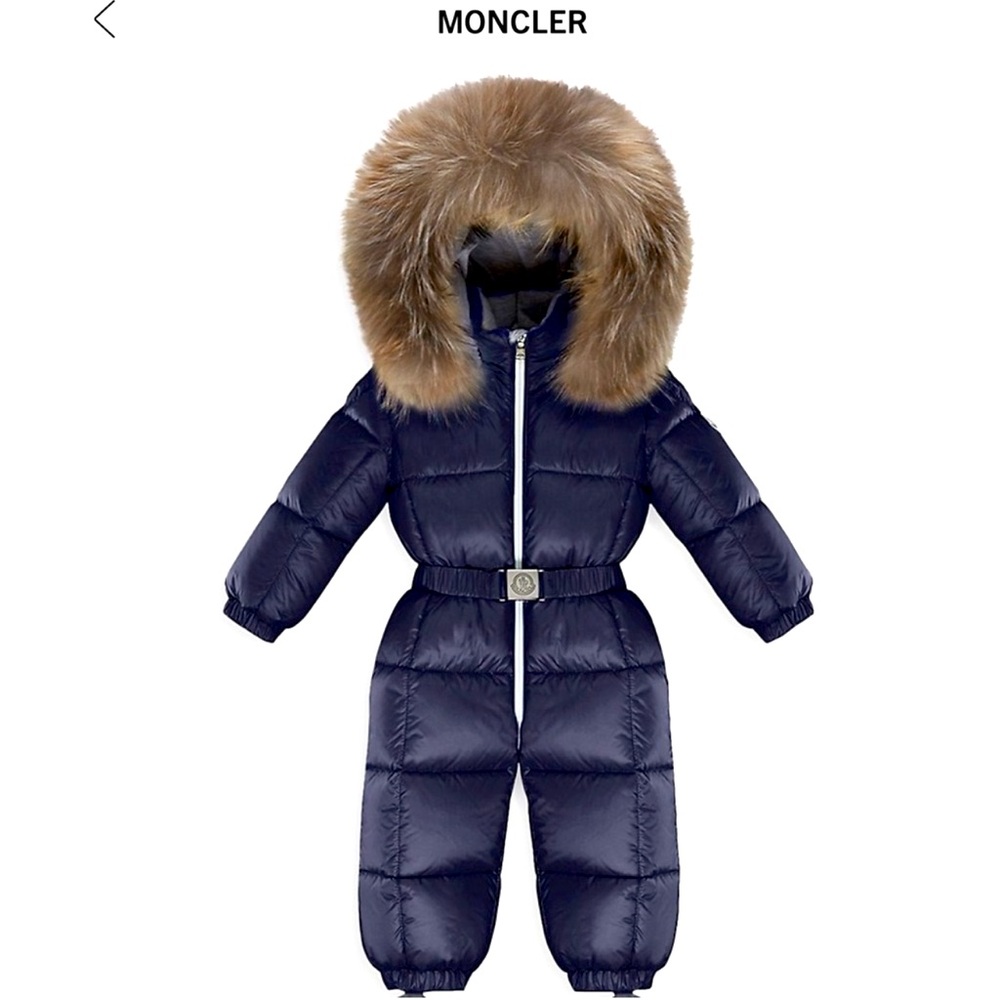 Baby Moncler snow suit (12-18 months) worn once.